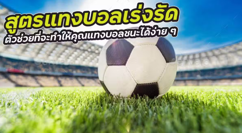 สอนมือใหม่ สูตรแทงบอลใบเหลือง บนมือถือ