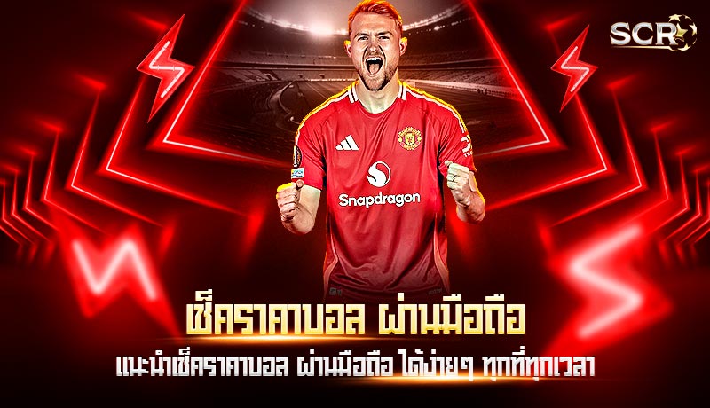 เช็คราคาบอล ผ่านมือถือ