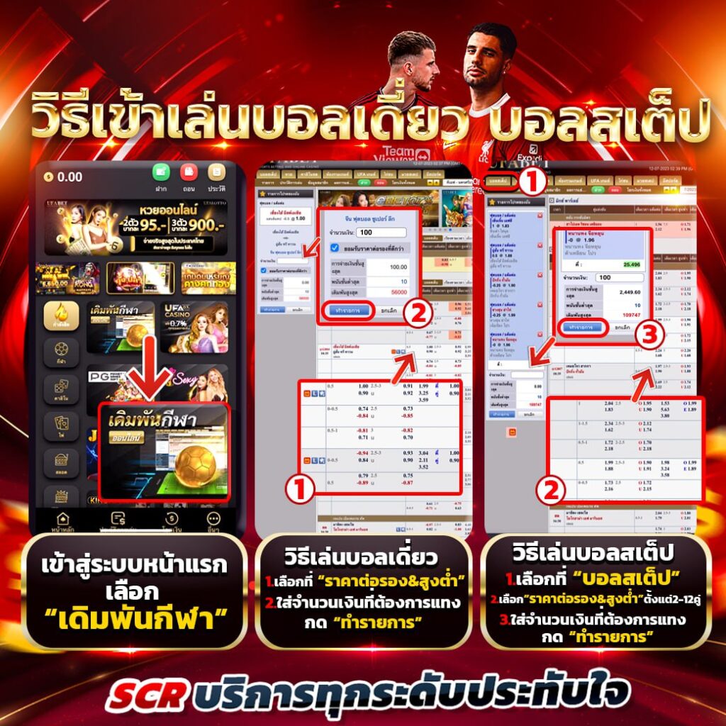 วิธีแทงบอลออนไลน์